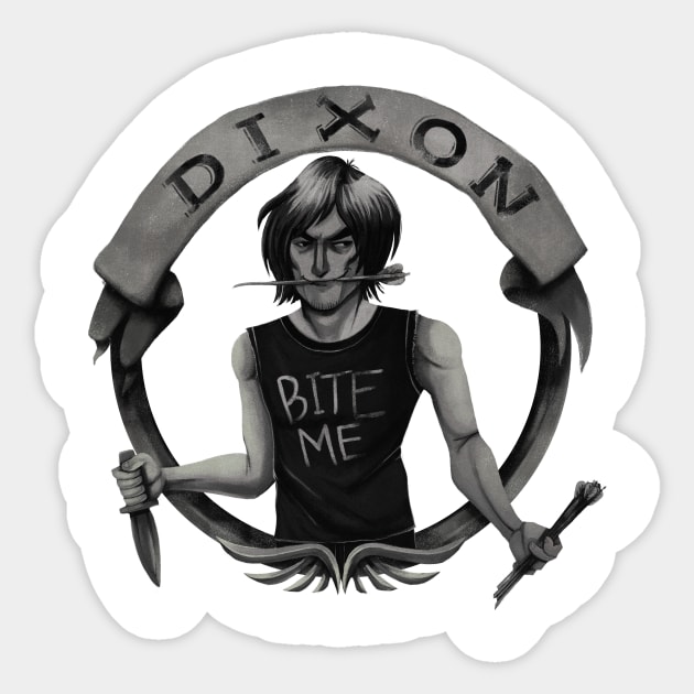 Daryl Dixon Sticker by Blanquiurris